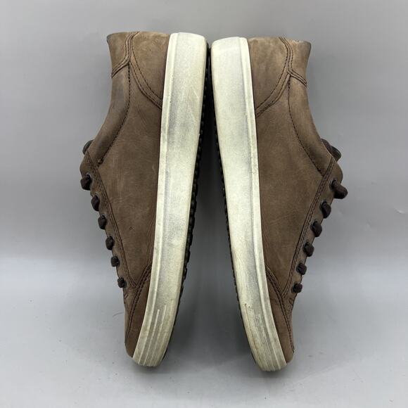 Ecco Soft 7 Casual Sneakers Men\'s Size 10 Brown Nubuck Leather Comfort Low Shoes main image 7
